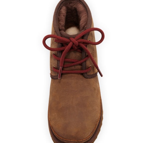 UGG Neumel II Waterproof Lace-Up Boots Kids Size 4 - Picture 3 of 16